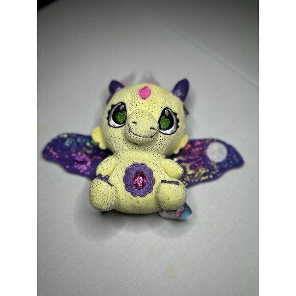 Baby Gemmy Dragons Plush Green And Purple Mystery 6 Inch 4134 - Picture 2 of 9